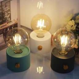 LED Night Light Battery Powered Bulb Lamp Desktop Office Light Retro Bulb Shape Night Light For Baby Room Bedroom Corridor Lamp