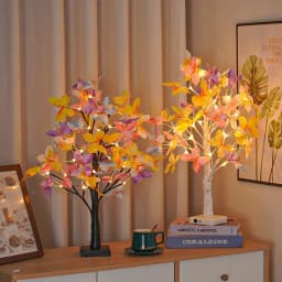 LED Night Light RechargeableTabletop Bonsai Tree Lights Butterfly Tree Lamp DIY Gift Party Holiday Camping Summer Home Decor
