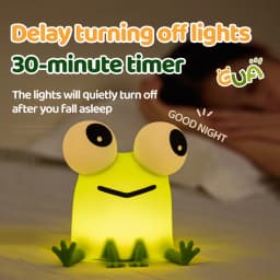 Kawaii Animal Led Table Lamp Toddler Night Light Silicone Kids Toy Gifts Bedroom Bedside Desk Room Decor Rechargeable Mood Light