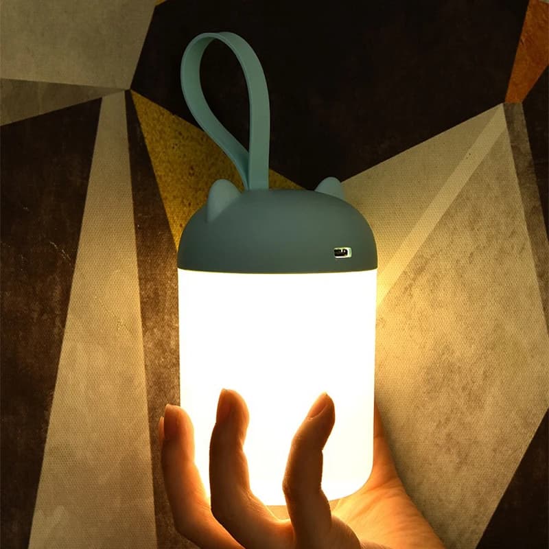 LED Night Light USB Charging Lamp Night Feeding Lights Human Touch Control Light For Bedroom Bedside Table Lighting