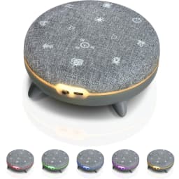 White Noise Sound Machine Relaxation with 7 Soothing Sounds Bluetooth Speaker Night Light for Better Sleep Quality