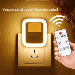 Remote Control LED Sensor Night Light PIR Magnetic Infrared Motion Emergency Night Lamp AC Time Adjustable Wall Lamp Bedroo