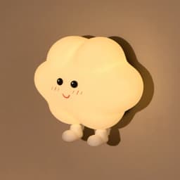 Silicone Led Night Light Wall Lamp Dimmable Bedside USB Rechargeable Baby Kids Lights Moon Star Cloud Touch Control Lamp Bedroom