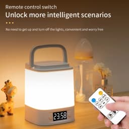 LED Night Light Bedside Rechargeable Desk Lamp Bedroom Baby Feeding Eye Protection Sleep Children's Room LightS Table Lamp
