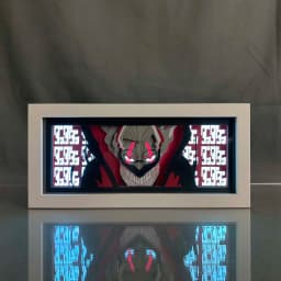 Anime LED Night Light Box Dandadan for Children Bedroom Decoration Nightlight Lightbox Manga 3d Paper Cut Desk Lamp Dandadan