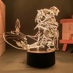 Acrylic Led Night Light Valorant Jett for Kids Bedroom Decoration Nightlight Birthday Gift Hoom Decor Bedside 3d Lamp Valorant