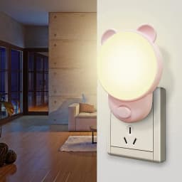 Bedside Lamp Night Light EU US Plug LED Night Light AC220V Bedroom Lamp Gift for Children Cute Night Lamp for Corridor WC