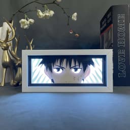 Anime Light Box Jujutsu Kaisen Satoru Gojo Eye Face Room Decor Lightbox Manga 3d Papercut Lamp For Children's Bedroom Boy's Gift