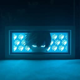 My Hero Academia 3D Anime Lamp LED Night Light Box Todoroki Shouto Action Figure Room Decoration Lamp Kids Gift