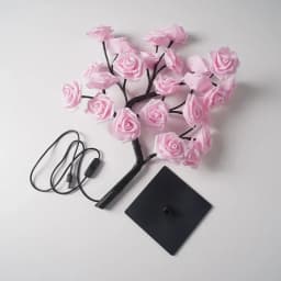 LED Table Lamp Rose Flower Tree USB Night Lights Home Decoration LED Table Lights Parties Xmas Wedding Bedroom Decor