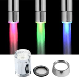Shower Night Light Lamp Sensor Hydropower Led Lights Faucet Head Temperature Detectable Night Lights For Bathroom Multiple Color
