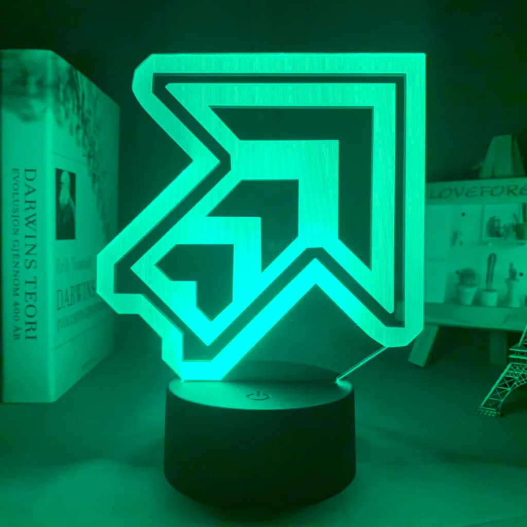 Led Night Light Pump It Up Arrow for Child Bedroom Decoration Nightlight Birthday Gift RGB Color Changing Battery Lamp Gaming