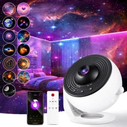 Upgrade13 in 1 Planetarium Galaxy Projector Pro,360°Rotation Galaxy Lamp with Bluetooth Speaker&Timing LED Lamp for Bedroom Gift