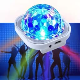 Mini Smurf RGB Light Wearable Watch Colorful Sound Control Childrens Toys Projection Disco Stage Lights Ambient Lamp For KTV Bar