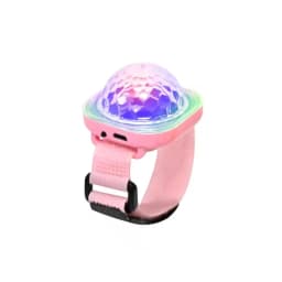 Mini Smurf RGB Light Wearable Watch Colorful Sound Control Childrens Toys Projection Disco Stage Lights Ambient Lamp For KTV Bar