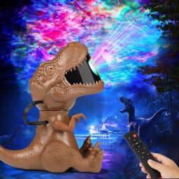 Cross-border Dinosaur Starry Sky Projector Lamp Bedroom Room Laser Full Sky Star Atmosphere Lamp Creative Children's Toy Gift