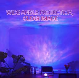 Galaxy Projector Christmas Home Room Decoration RGB Starry Lamp 7-Color Pattern LED Mini Star Light Remote Control Auto Rotating