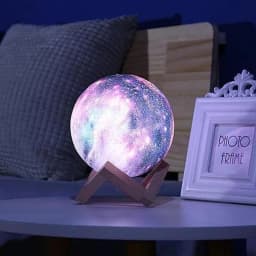 Customizable Galaxy Moon Lamp LED Night Light