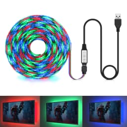 Waterproof USB 5V LED Night Lights RGB LED Strip Lamp 2835 Diode Tape For Game Room TV Computer PC Monitor Backlight Decoration