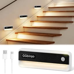 GGbingo Human Sensor Night Light Multi-light Type-C Charging LED Wall Light Cabinet Night Stairs Light