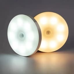 Night Light Motion Sensor Light USB LED Lamp With Switch Rechargeable Inductor Lights For Kitchen Stairs Hallway Closet Bedroom