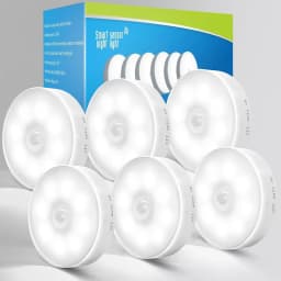 PIR Motion Sensor LED Night Light USB Rechargeable Night Lamp For Kitchen Cabinet Wardrobe Lamp Staircase Wireless Closet Light