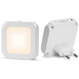 LED Night Lamp Dimmable Warm White Wireless Cabinet Light EU US UK Plug in Night Light for Kids Bedroom Auto Dusk to Dawn Sensor