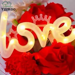LED Love Luminous Lamp Romantic Confession Night Lights Happy Birthday Wedding Valentine Decoration Lamp Festive Party Supplies