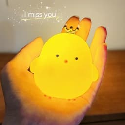 Animal Cartoon Duck Chicken Led for Soft Light Night Baby Children Kid Bedroom Decorative Lighting Home Decoration Moon Lamp