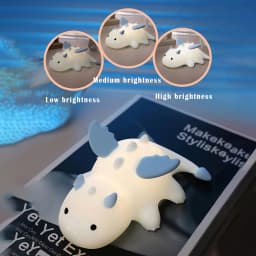 Lovely Nailloong Night Light, Cute Silicone Lamp, Colorful Atmosphere Lights, USB Rechargeable, Home Decor, Holiday Gifts
