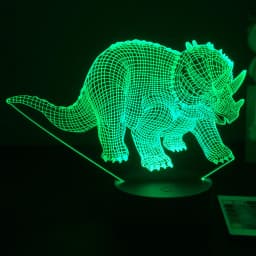 3D LED Dinosaur Nightlight For Kids Child Bedroom Decor Birthday Gifts Bedside Lamp Spinosaurus Figure Room Decoration