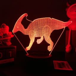 3D LED Dinosaur Nightlight For Kids Child Bedroom Decor Birthday Gifts Bedside Lamp Spinosaurus Figure Room Decoration