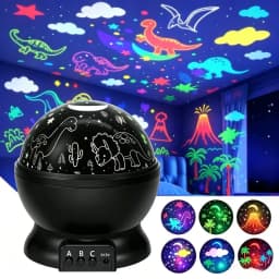 LED Night Lamp Jurassic Park Dinosaur Projector Light Automatic Color Change USB RGB Lights For Children's Room Birthday Party