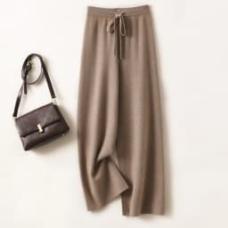CHICUU Women Cashmere Pants Basic Casual Wide Leg Pants Autumn Winter 100% Merino Wool Knitwear Soft Korean Popular Trousers