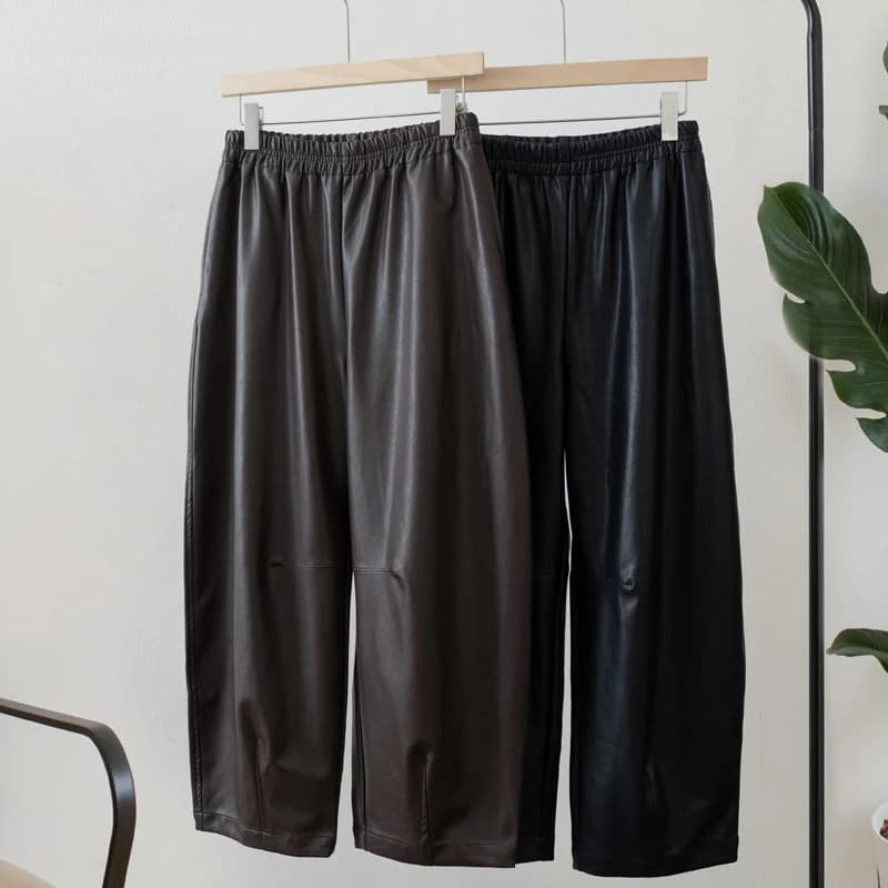 2025 Women Faux Leather pants , Pu leather pants