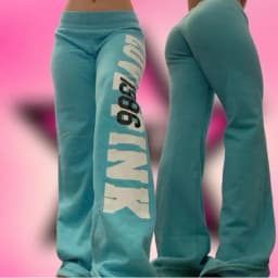 2000s American retro letter print casual trousers versatile hot girl style high street Harajuku style women's casual trousers