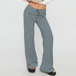 Casual Wide Leg Sweatpants for Women Fold Over Low Rise Flare Yoga Lounge Pants Back to School Clothes for Teen Girls Outfits