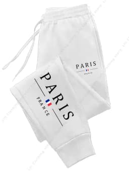 2025 New Hot Sale PARIS Jogger Pants for Women's Trousers High quality Autumn Winter Fleece Casual Sports Sweatpants Women Pants