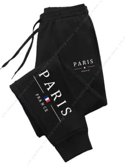 2025 New Hot Sale PARIS Jogger Pants for Women's Trousers High quality Autumn Winter Fleece Casual Sports Sweatpants Women Pants