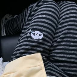 Harajuku Cartoon Embroidery Pants Women Kawaii Striped Loose Casual Korean Trouser Y2K Subculture Vintage Female Wide Leg Pants
