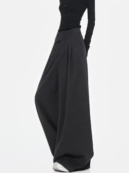 Women Black Suits Pants Streetwear 90s Aesthetic Vintage FashioBaggy Y2k Pants Harajuku High Waist Trousers Fashion Clothes 2025