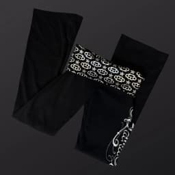 Y2K Gothic Sweet and Fashionable American Retro 2000s Letter Printed Bellbottom Pants Hip Hop Street Cool Girl Dress Emo punk