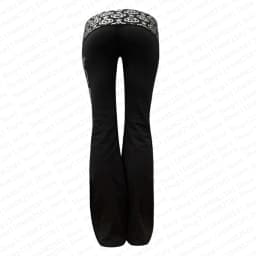 Y2K Gothic Sweet and Fashionable American Retro 2000s Letter Printed Bellbottom Pants Hip Hop Street Cool Girl Dress Emo punk