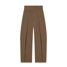 Spring 2026 Women's Commuter Balloon Pants Casual Trousers mid High Waist Zipper Fly Pleated Long Pants Fashionable New Arrival