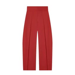 Spring 2026 Women's Commuter Balloon Pants Casual Trousers mid High Waist Zipper Fly Pleated Long Pants Fashionable New Arrival