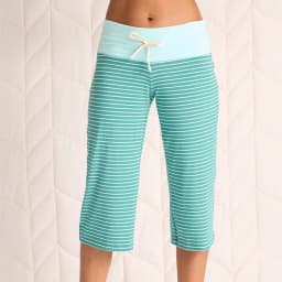 Women Y2K Aesthetic Cropped Lounge Pants Color Patchwork Elastic Drawstring Waist Casual Capri Pants Summer Casual Streetwear