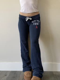 Korobov America Fashion Y2k Low Waist Slight Strech Letter Print All Match Streetwear Long Pants