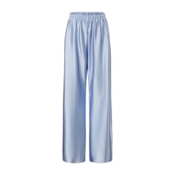 Satin Wide Leg Pants Long Floor Casual Pants Women's Summer