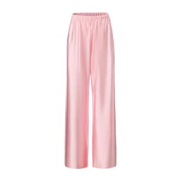 Satin Wide Leg Pants Long Floor Casual Pants Women's Summer