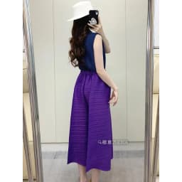 Miyake Pleated Pants Women's 2024 Summer New Casual Loose Large Size Loose 9/4 Straight Leg Pants Women's Wear